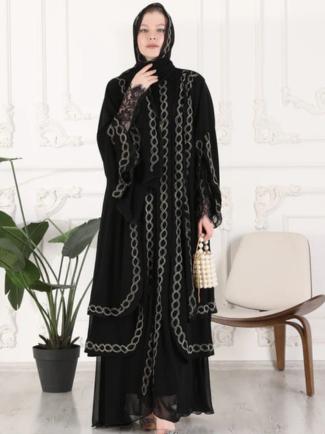 Düğün Koleksiyonu - Emirati Abaya TR