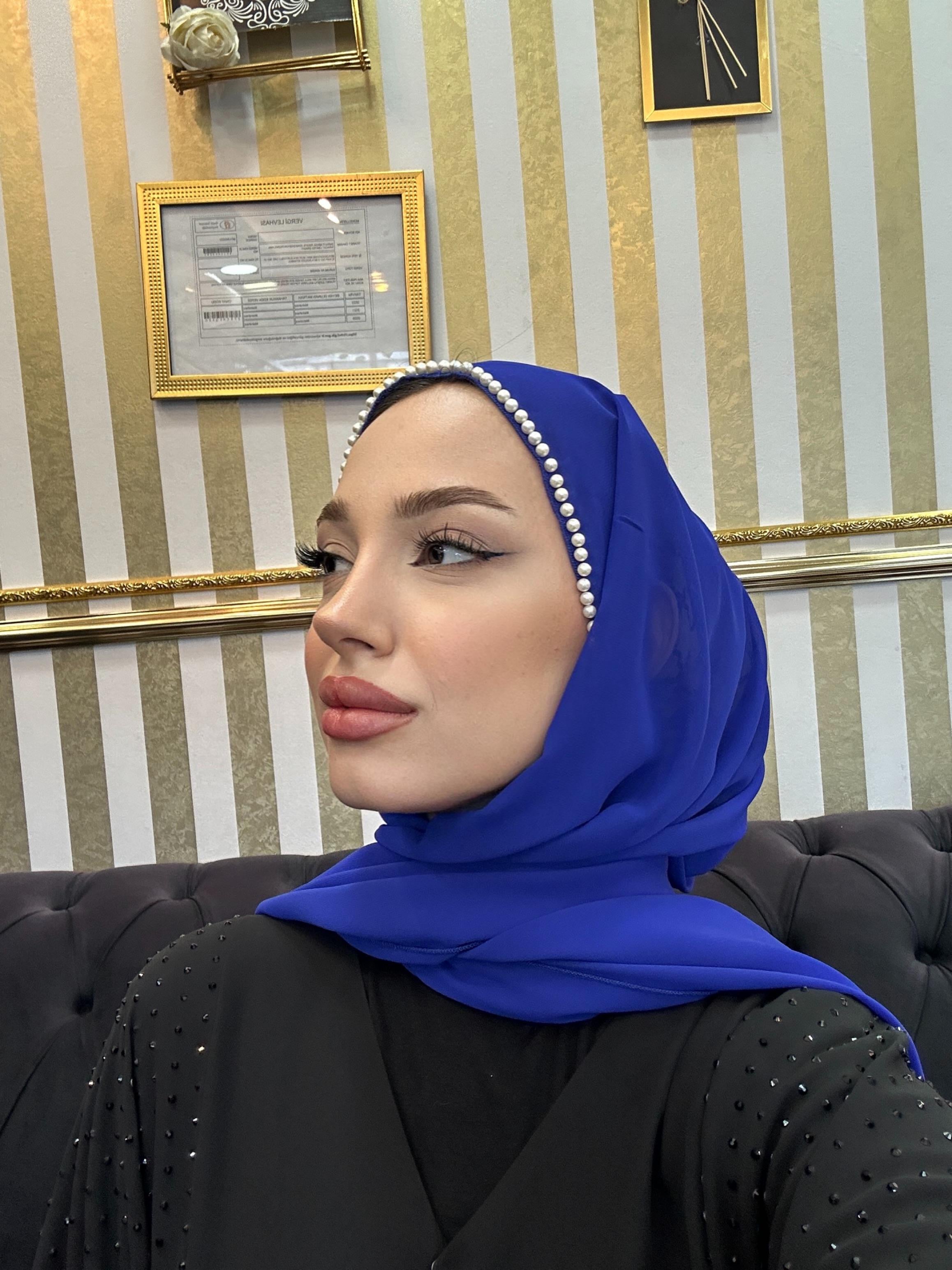 İnci Rüyası Şifon Şal