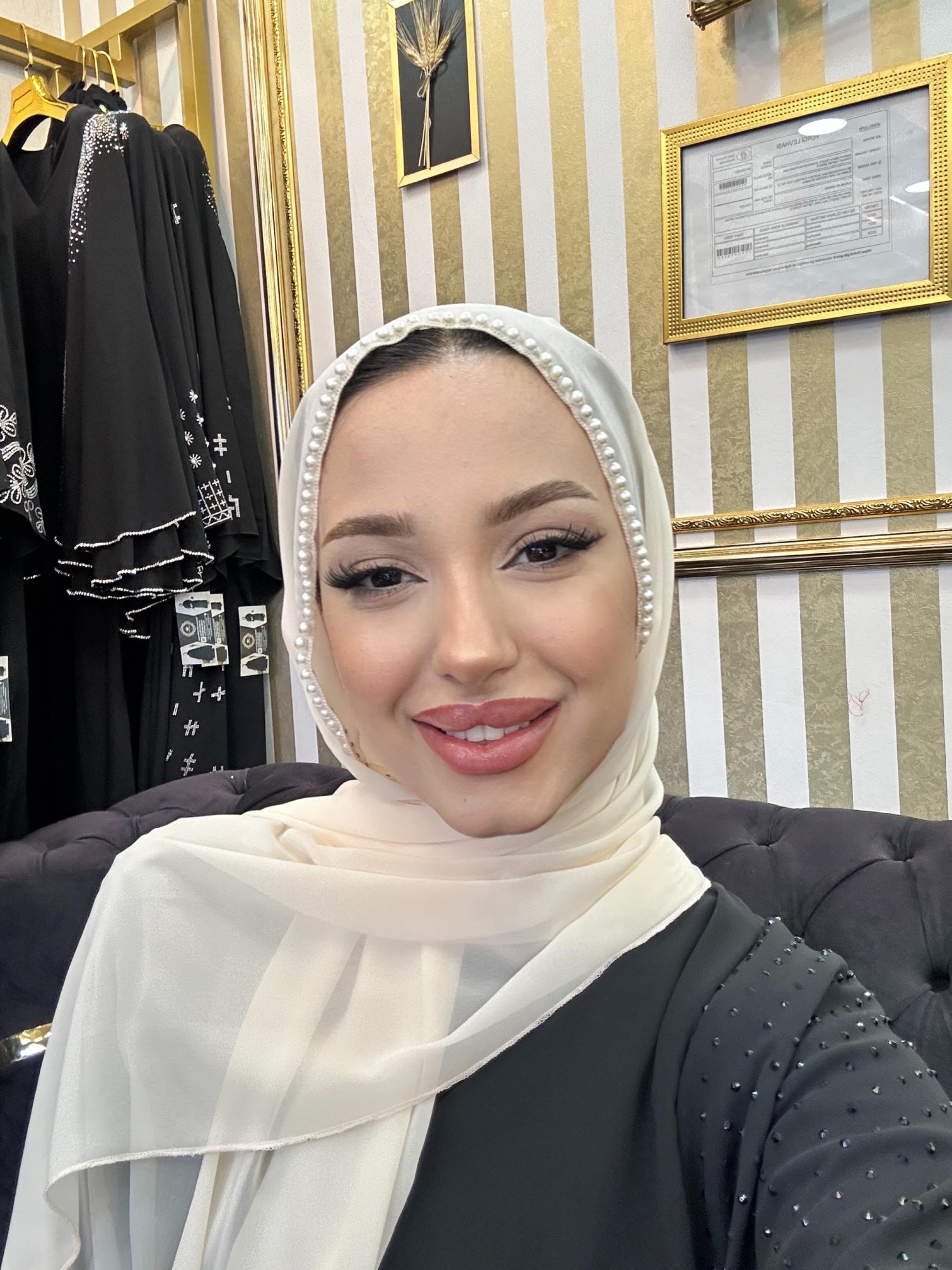 İnci Rüyası Şifon Şal