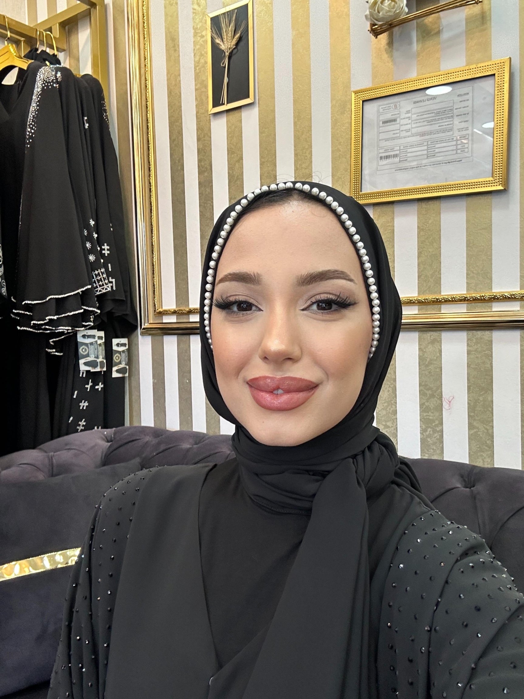 İnci Rüyası Şifon Şal
