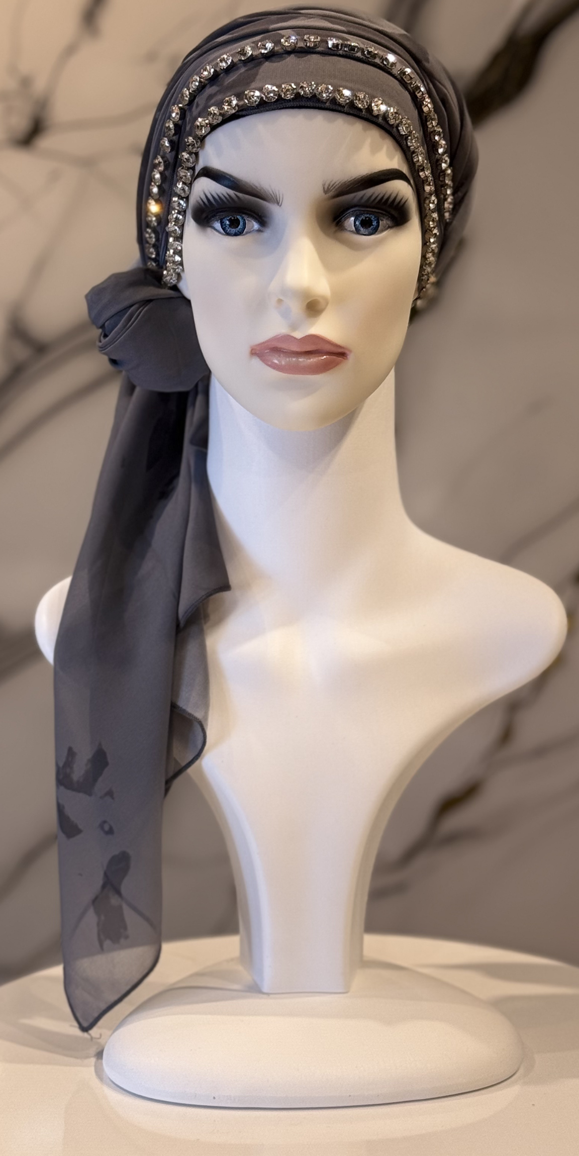 Kenarları Taşlı Şifon Şal | Çoklu Renk Seçenekleri