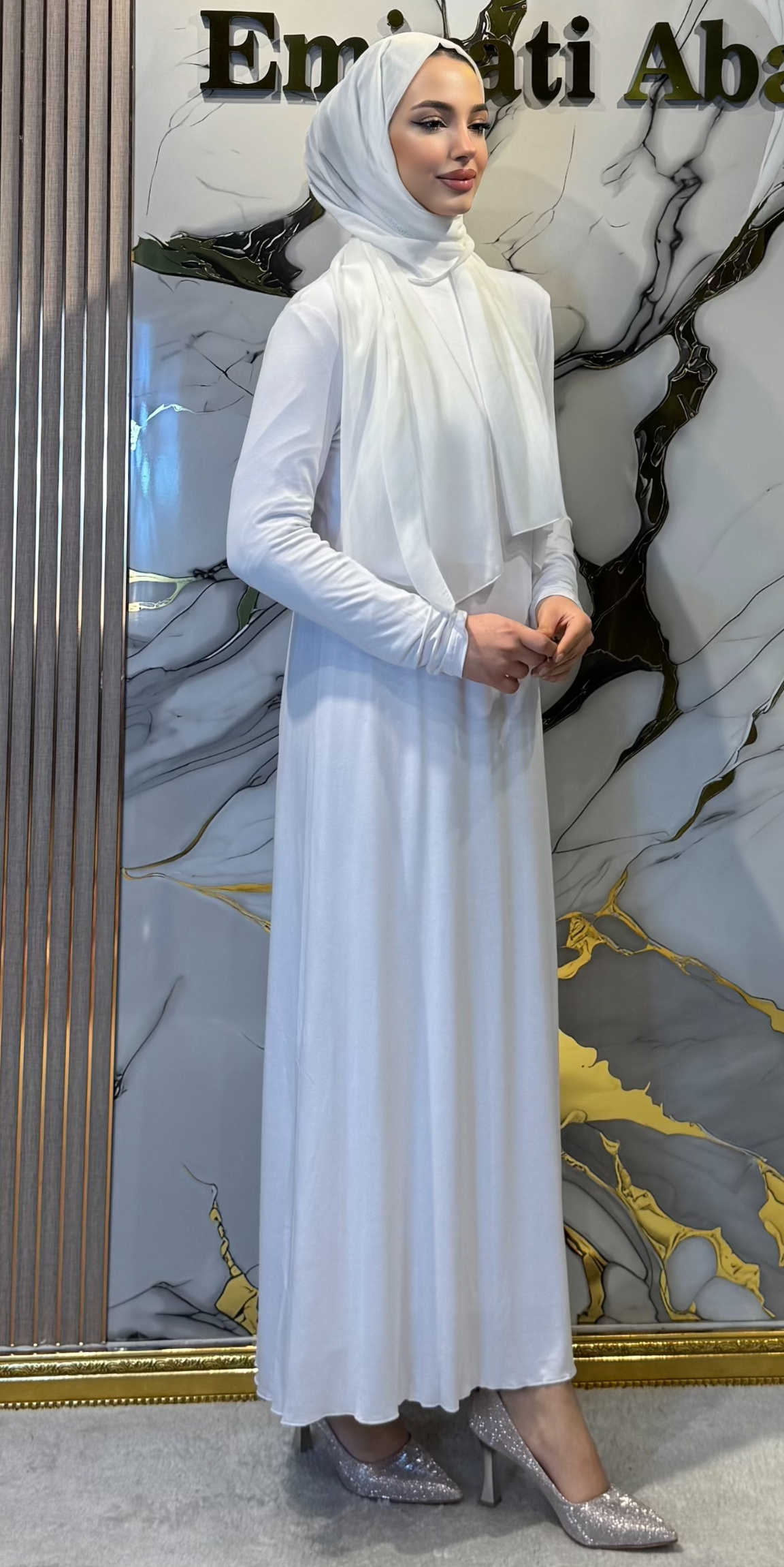 Premium Sandy Fabric Undershirt - Specially Designed Underwear for Abaya RK0049 