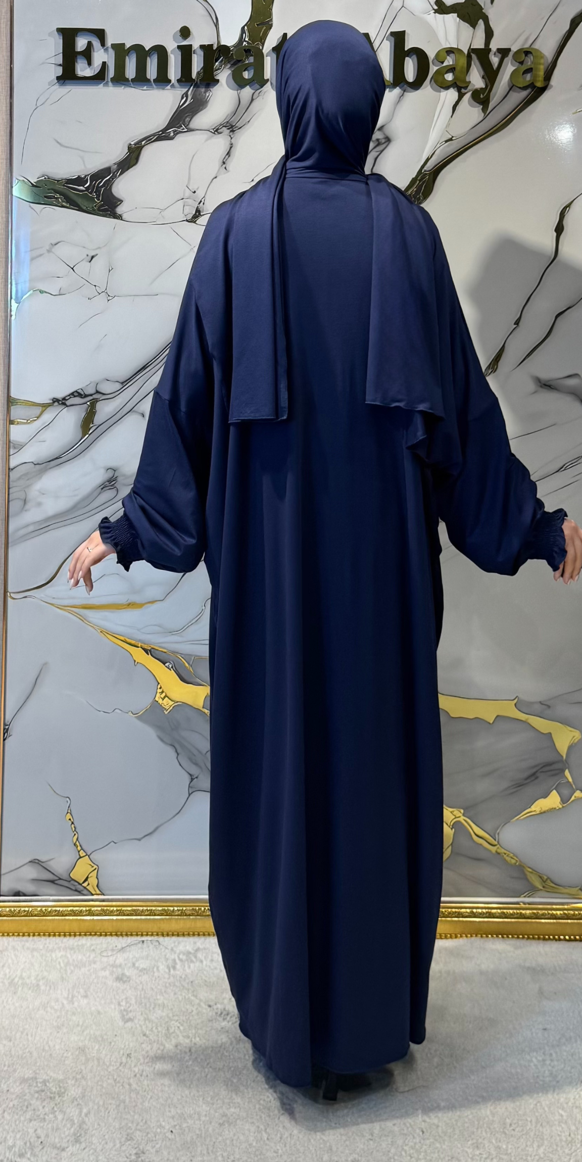 Navy Sandy Fabric Casual Suit, Comfortable and Stylish | WS64 LARCIVET