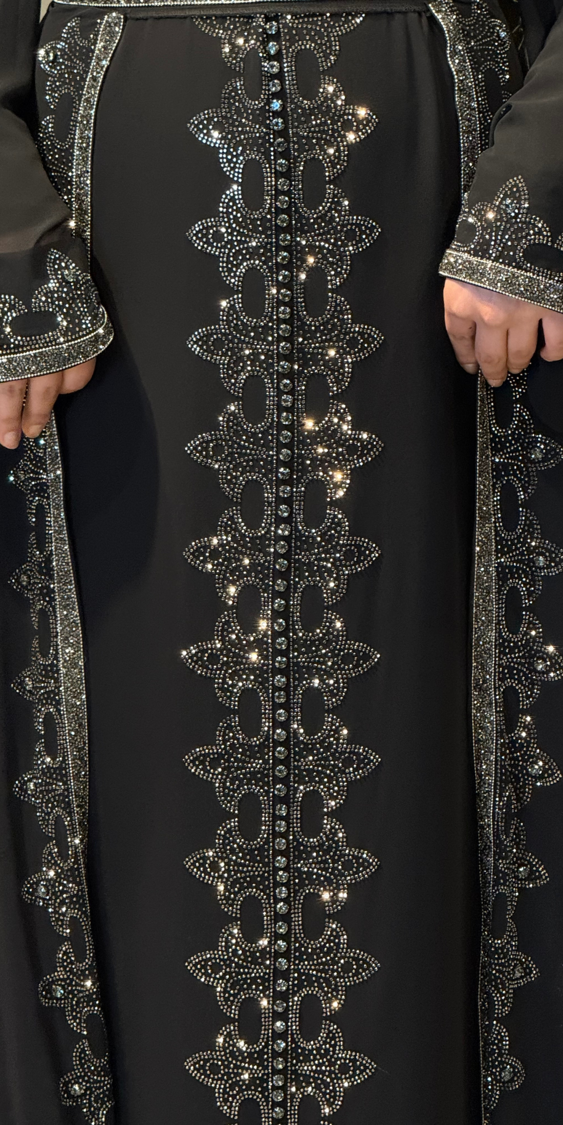 Black Traditional Set with Hematite Stones | LY40 HSB