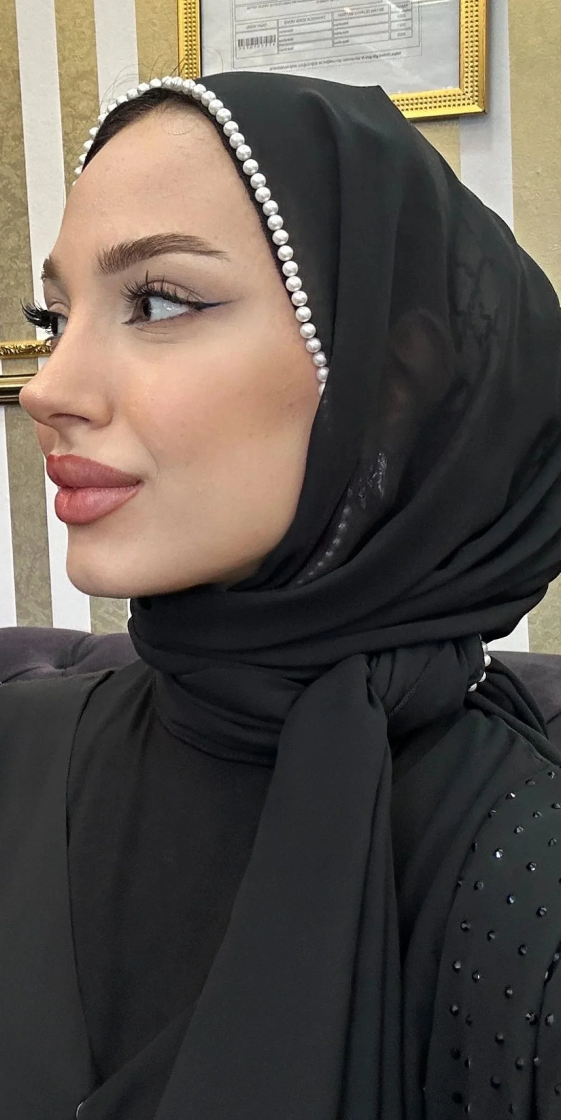 Pearl Dream Chiffon Shawl