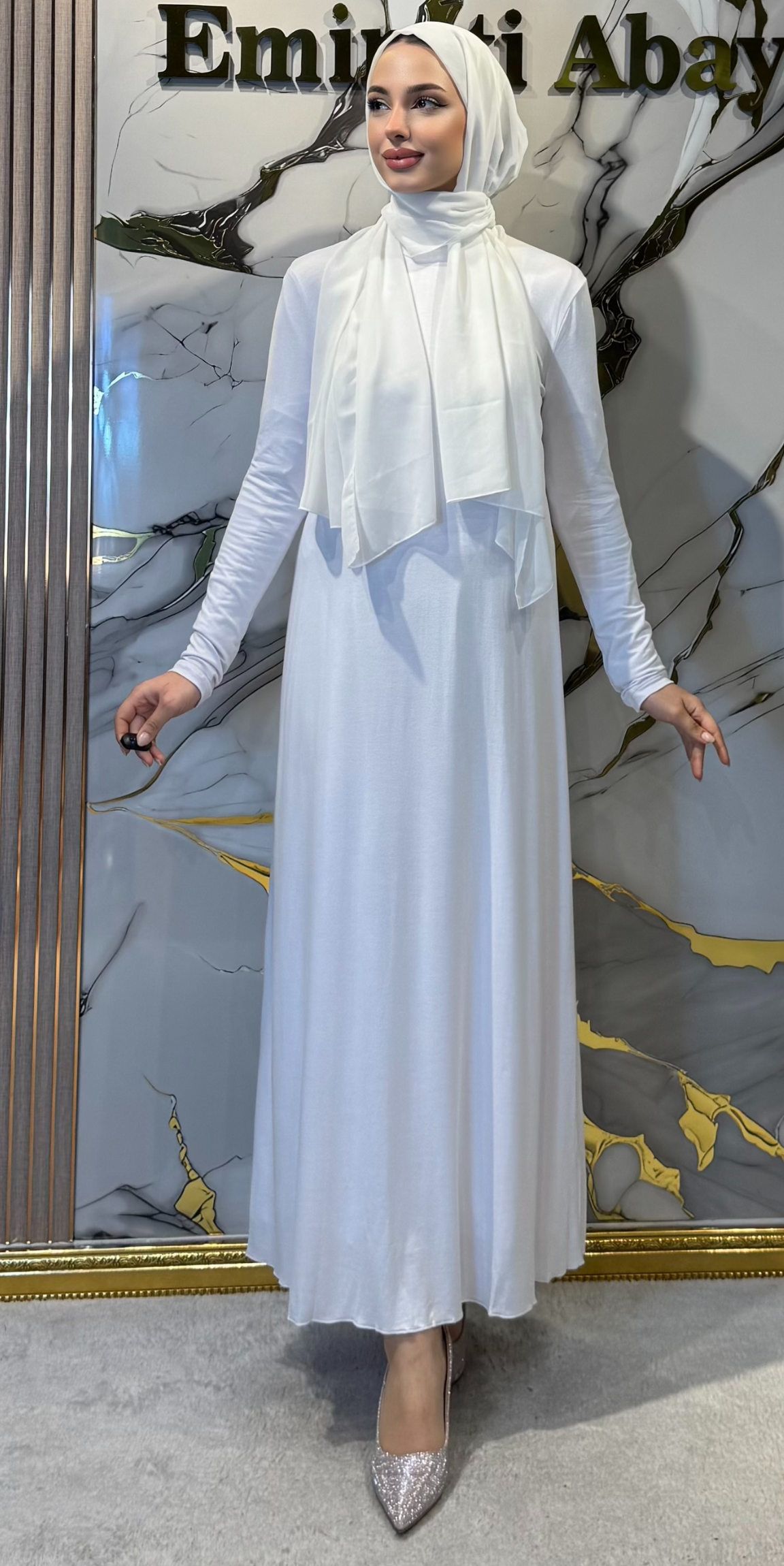 Premium Sandy Fabric Undershirt - Specially Designed Underwear for Abaya RK0049 