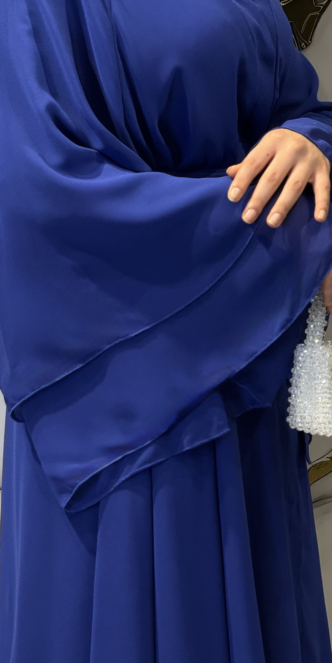 Three-Layer Blue Chiffon Set | RK011 Blue