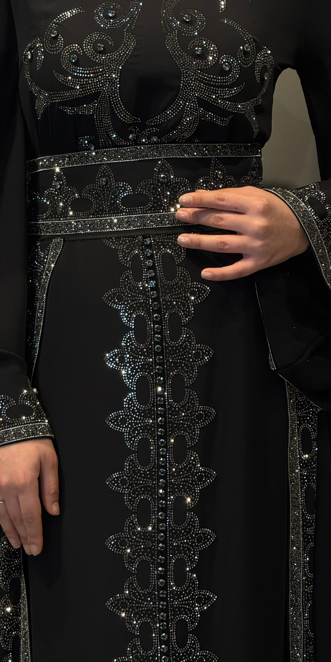 Black Traditional Set with Hematite Stones | LY40 HSB