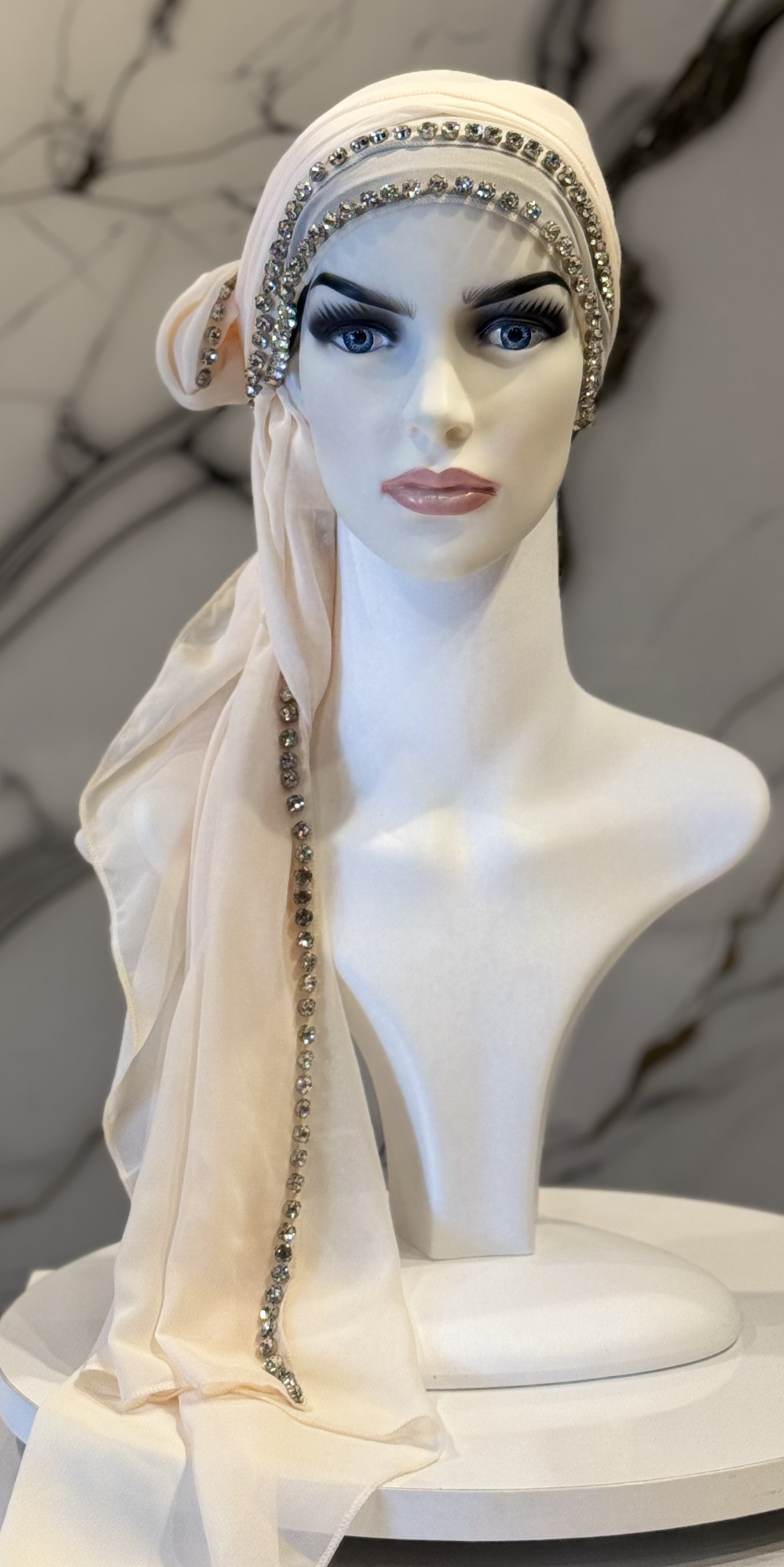 Kenarları Taşlı Şifon Şal | Çoklu Renk Seçenekleri