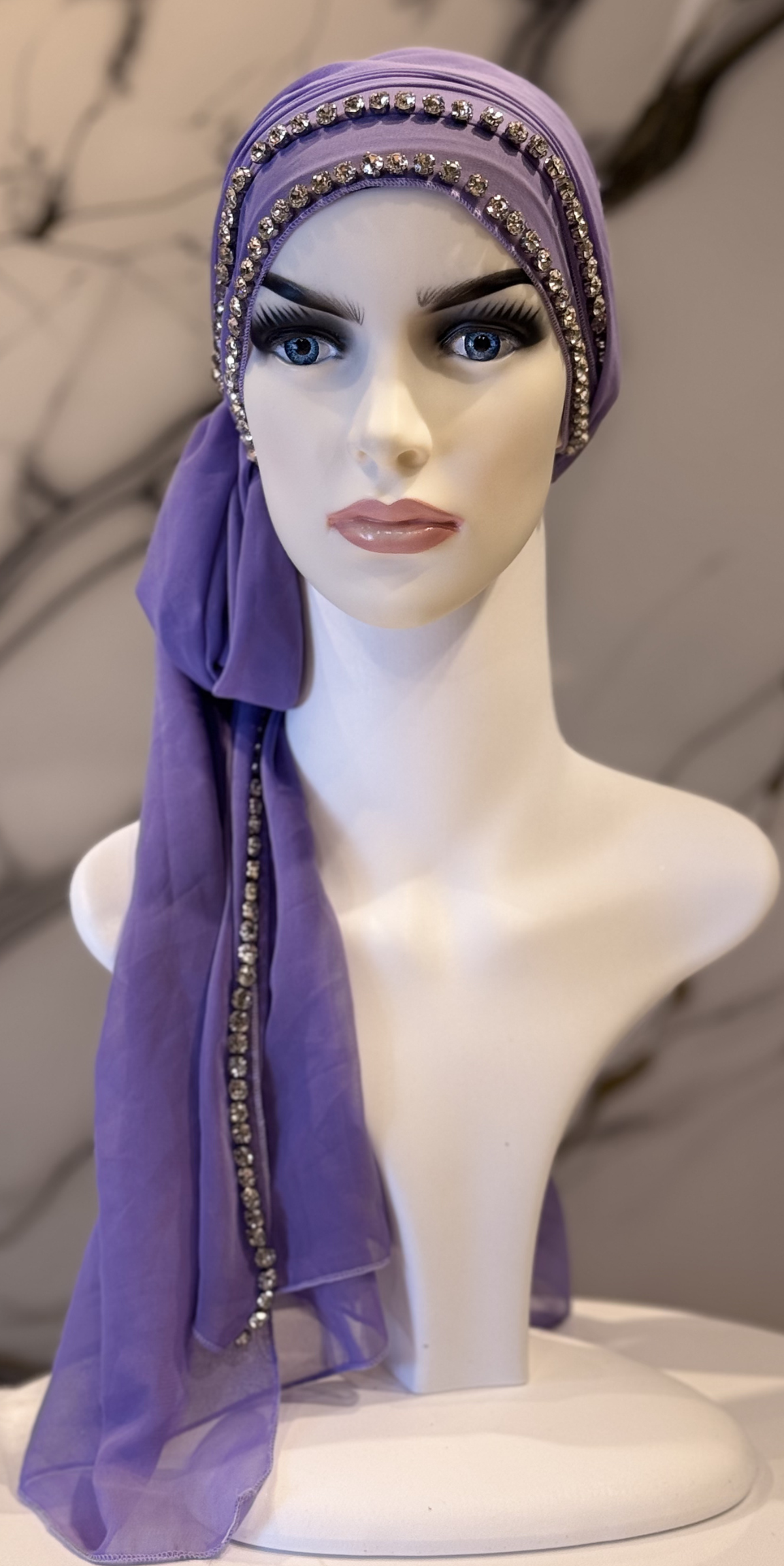 Kenarları Taşlı Şifon Şal | Çoklu Renk Seçenekleri