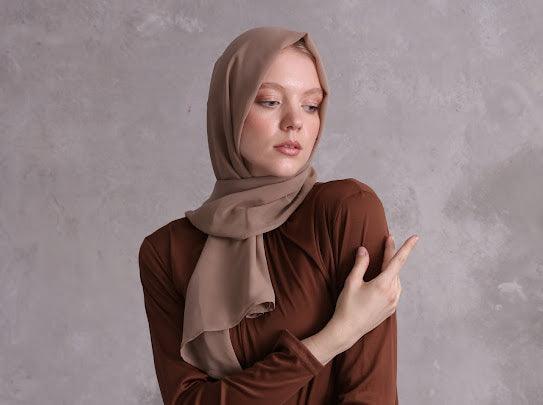 Brown Full Sleeves Inner - Emirati Abaya TRBrown Full Sleeves Inner