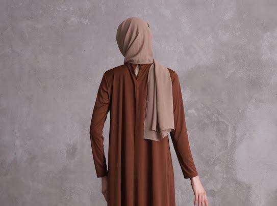 Brown Full Sleeves Inner - Emirati Abaya TRBrown Full Sleeves Inner