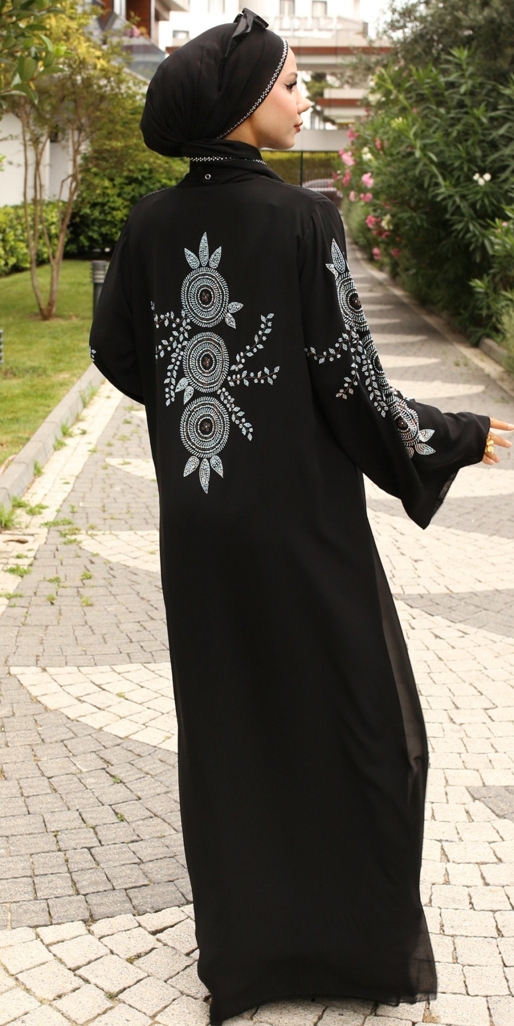 Campion Blossom Abaya - Emirati Abaya TRCampion Blossom Abaya