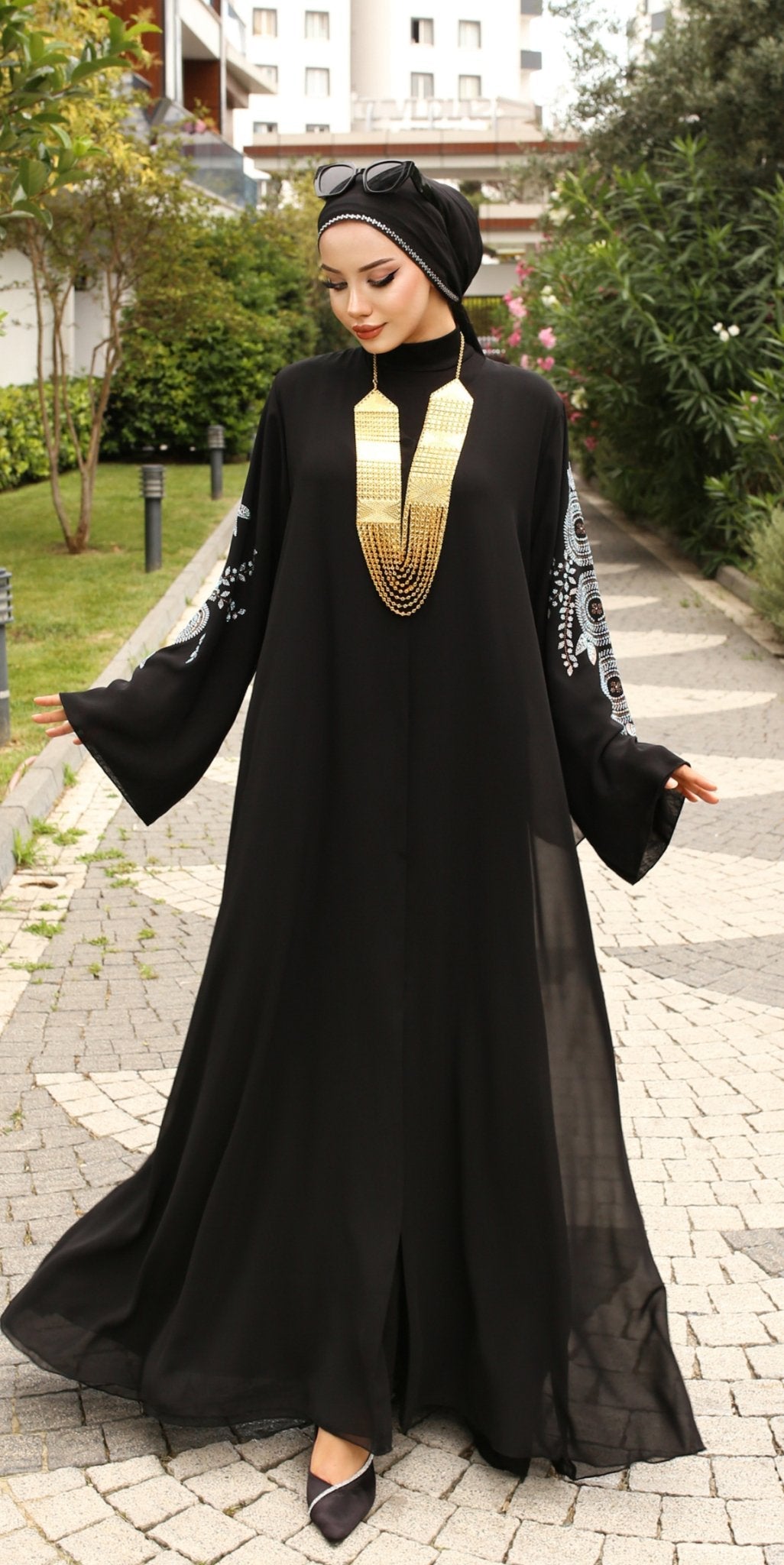 Campion Blossom Abaya - Emirati Abaya TRCampion Blossom Abaya