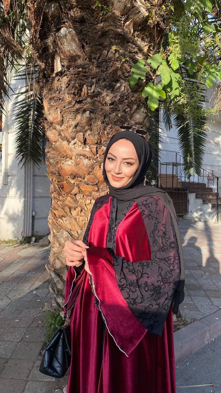 Velvet Abaya - Emirati Abaya TRVelvet Abaya