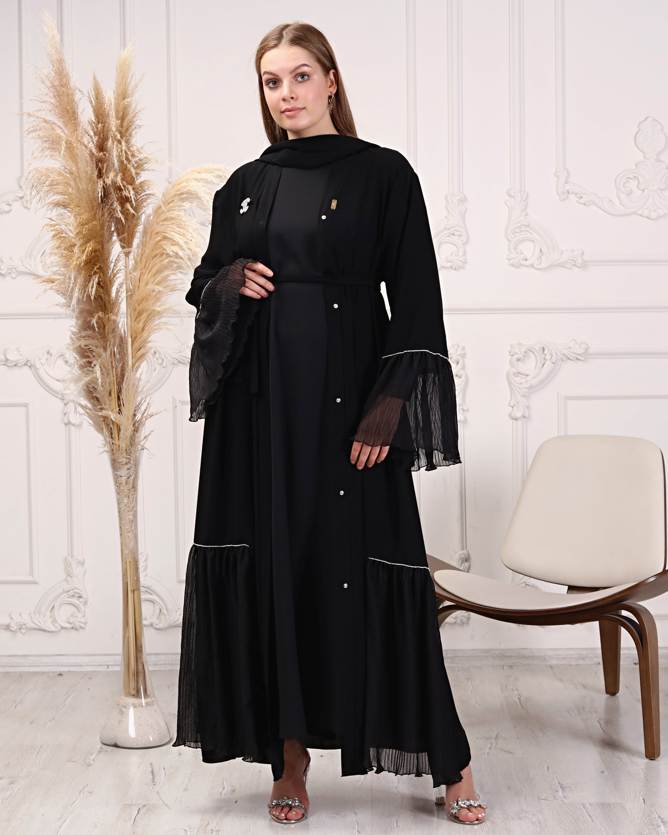 Beautiful Bell Black Abaya
