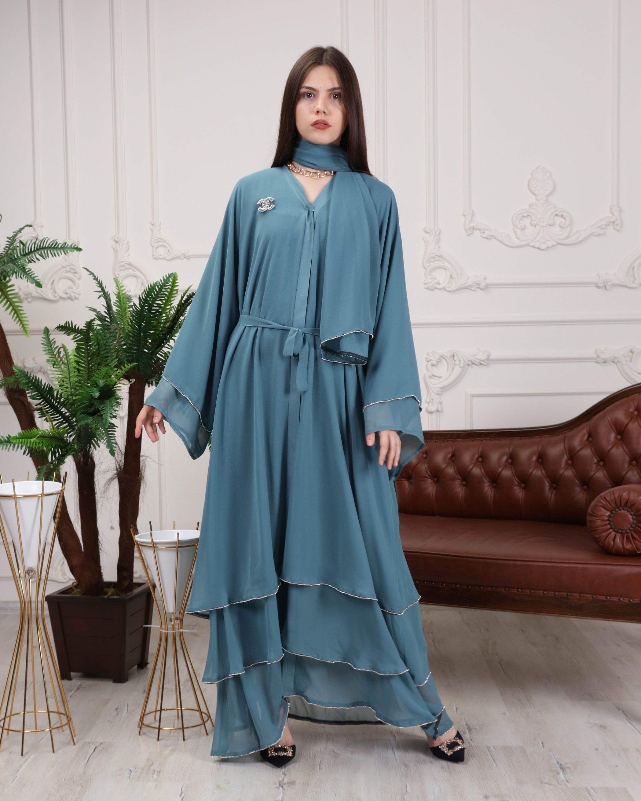 Beautiful Carolina Wide Sleeve Abaya