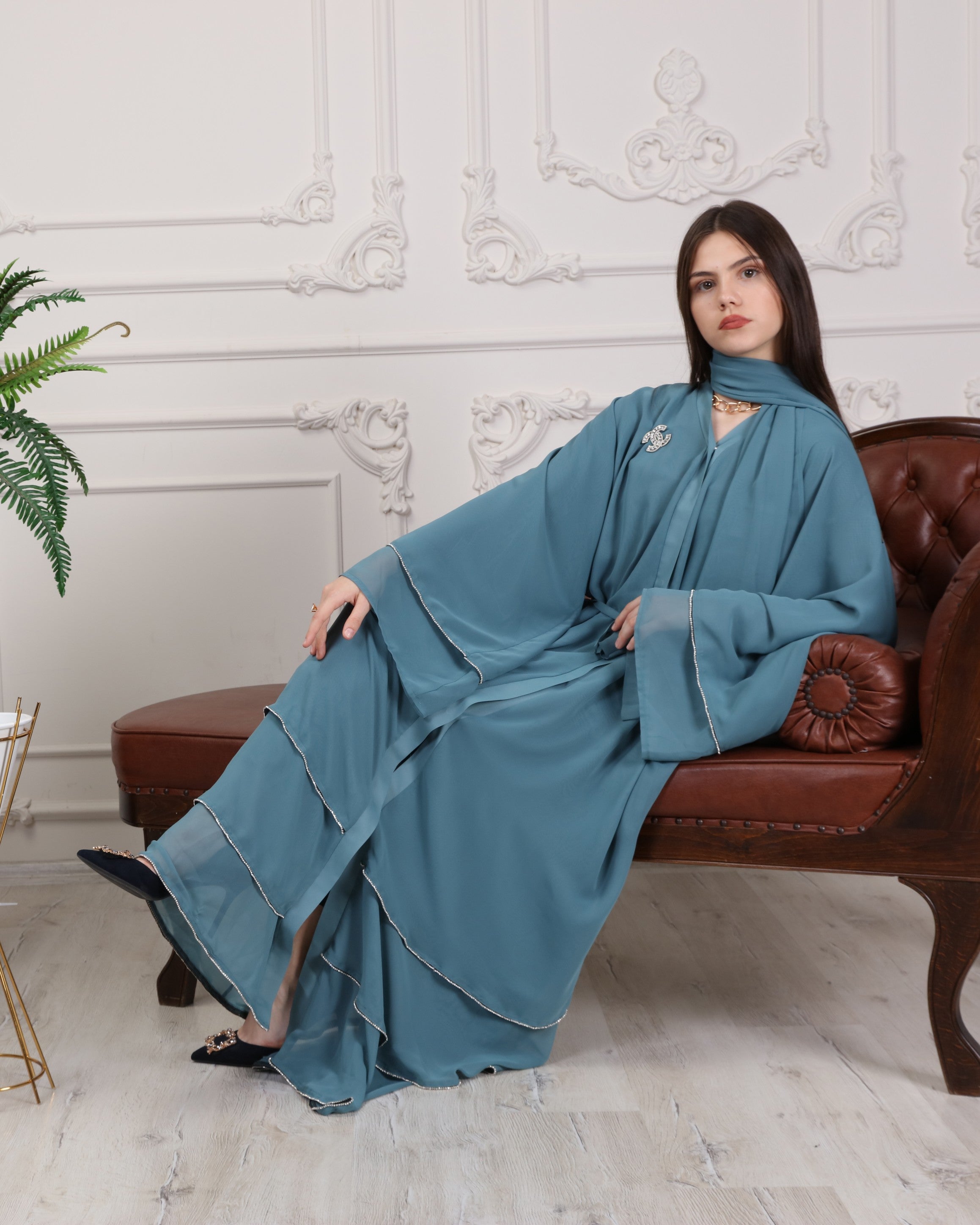 Beautiful Carolina Wide Sleeve Abaya